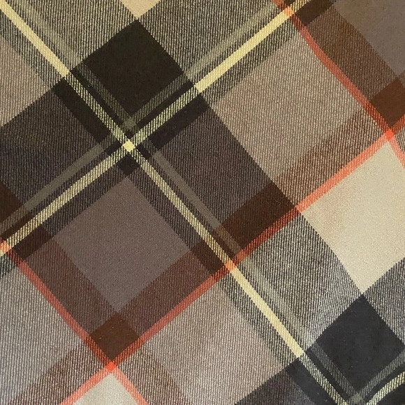 Talbots brown plaid skirt size sz 24 W - Picture 3 of 6